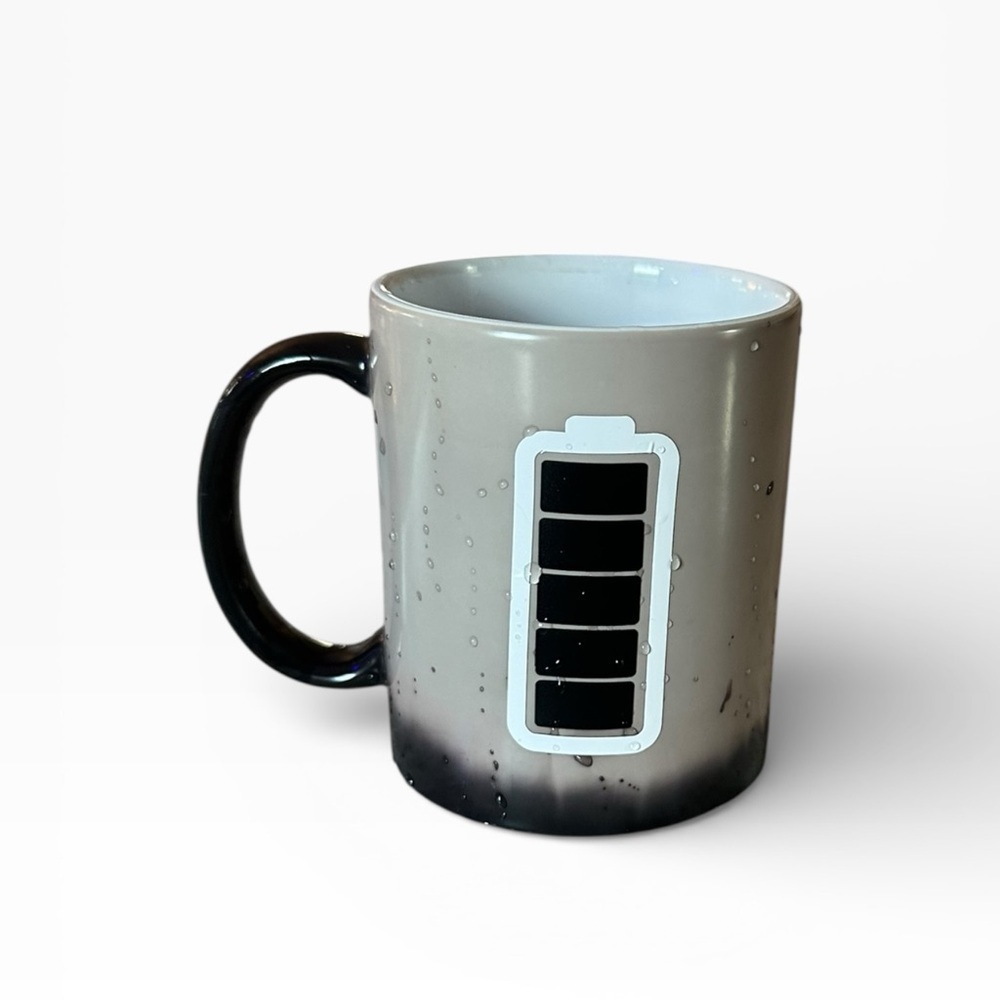 Heat Color Changing Battery Life Coffee Mug 1 count